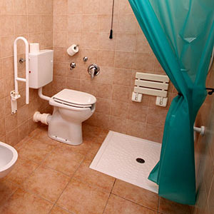 Rooms: Bathroom equipped for disabled people